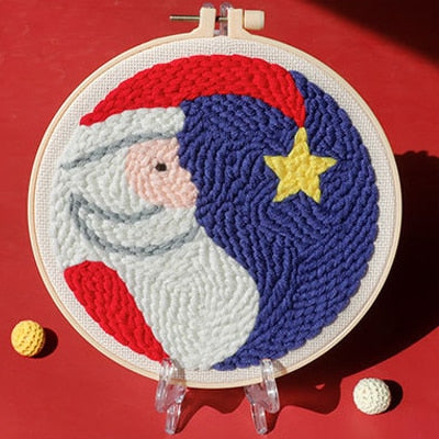 Santa - Punch Needle Kit