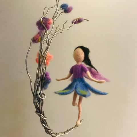 Lavender Fairy - DIY Felt Painting Kit