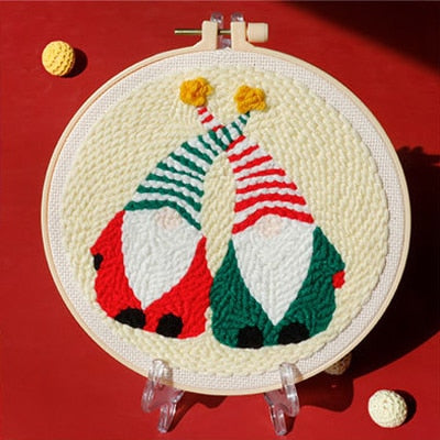 Christmas Gnomes - Punch Needle Kit