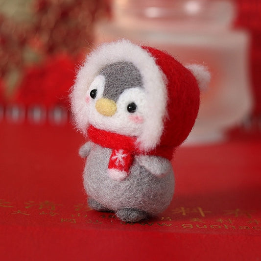 Snowy Penguin - DIY Felt Painting Kit