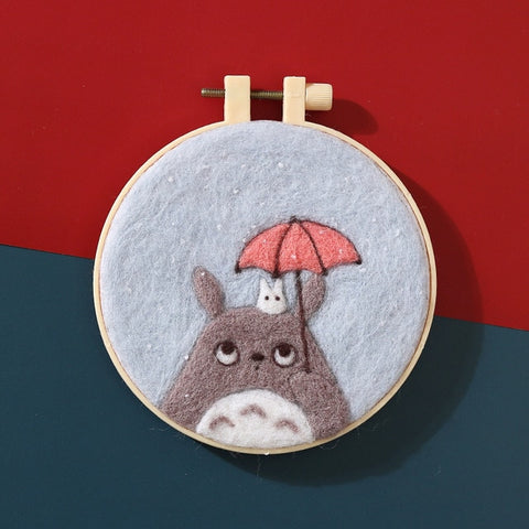 Hi Totoro - DIY Felt Painting Kit